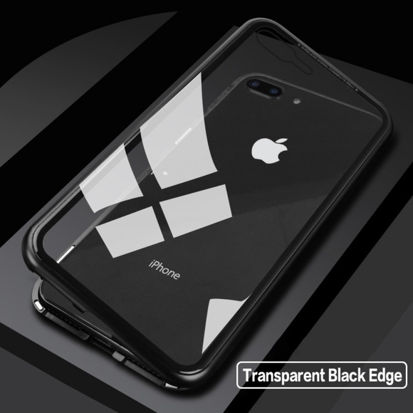 NEW iPhone X/XS/78 360 Magnetic Metal Bumper case - Picture 7 of 8